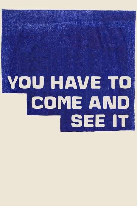 You Have to Come and See It